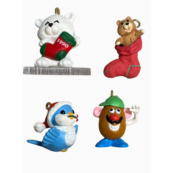 Miniature Christmas Ornament Custom Lot Hallmark Precious Moments and More - Picture 3 of 7